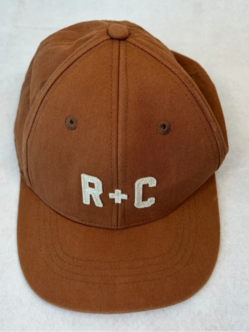 Rylee + Cru 2-6Y Toddler Tan Brown Camel Colored Baseball Hat‎ w/ Logo Letters